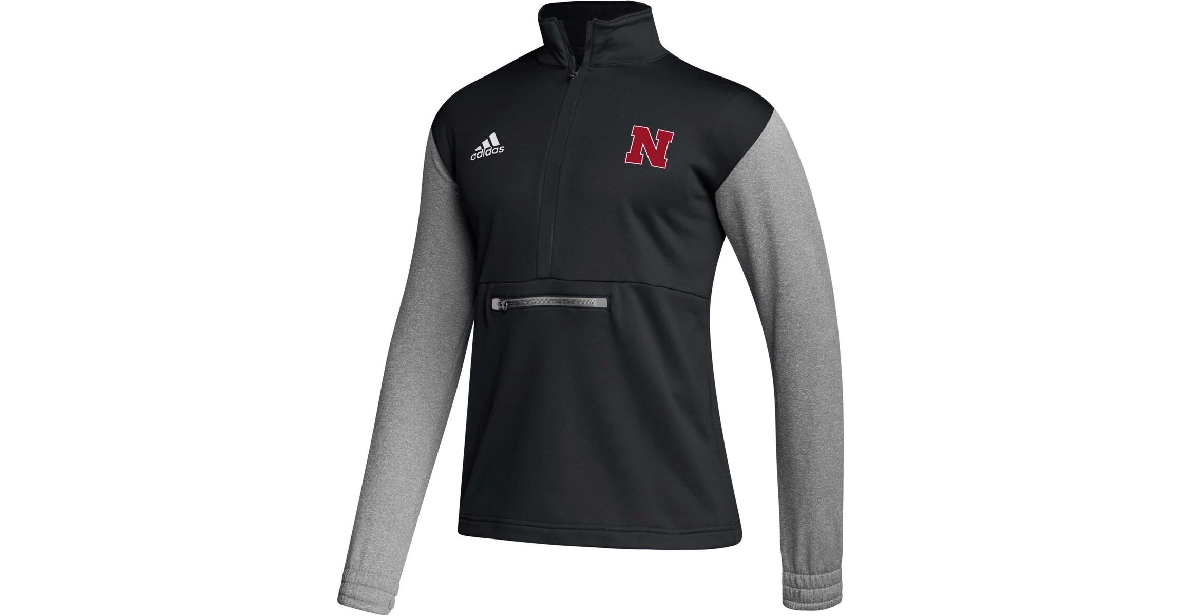 NCAA Nebraska Huskers Sideline AEROREADY Half-Zip Top