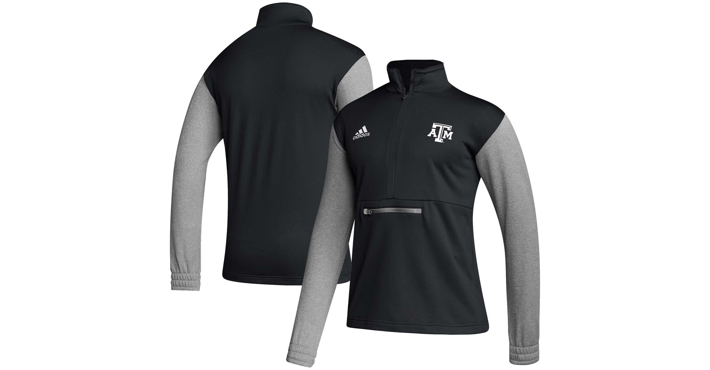 NCAA Texas A&M Aggies Sideline AEROREADY Half-Zip Top