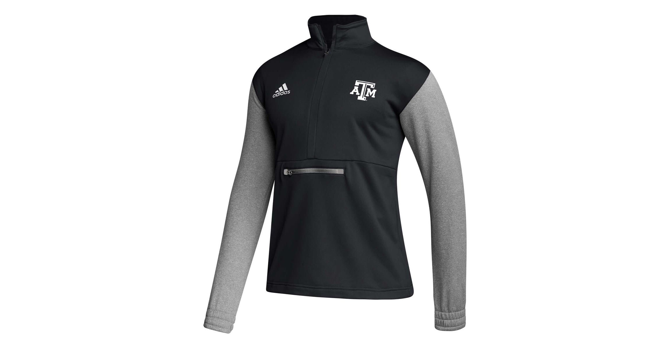 NCAA Texas A&M Aggies Sideline AEROREADY Half-Zip Top