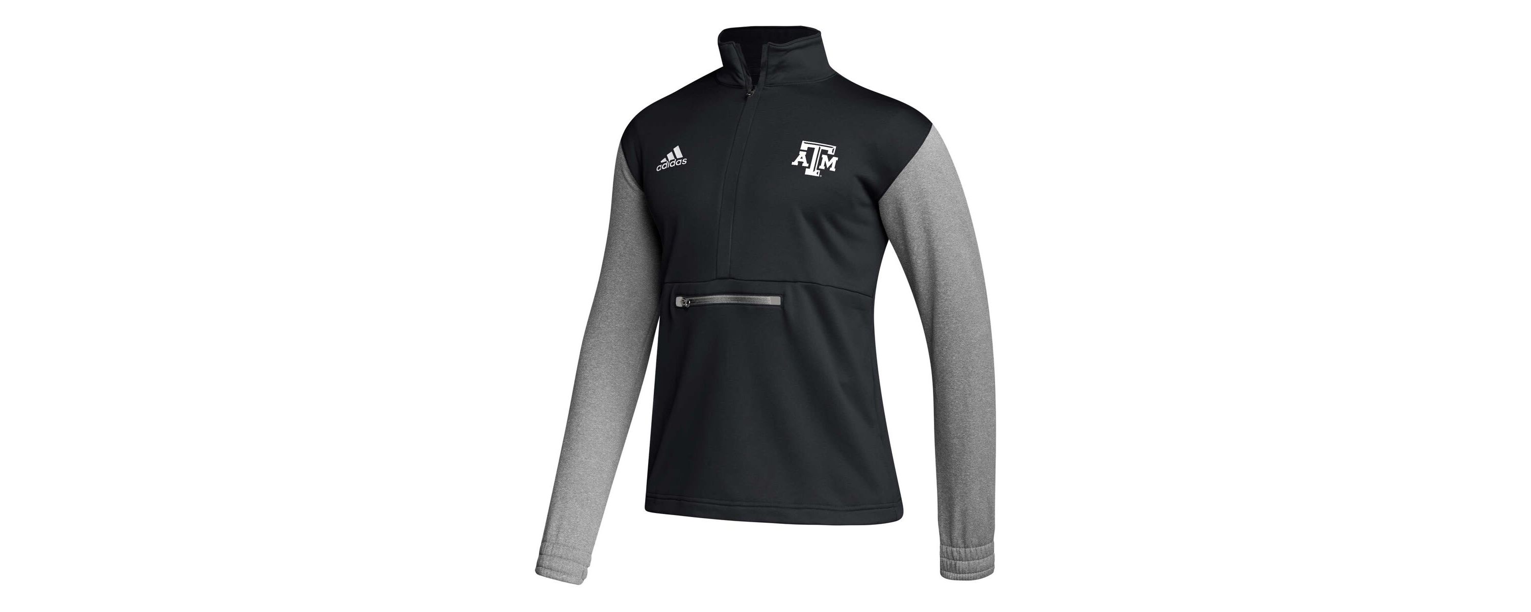 NCAA Texas A&M Aggies Sideline AEROREADY Half-Zip Top