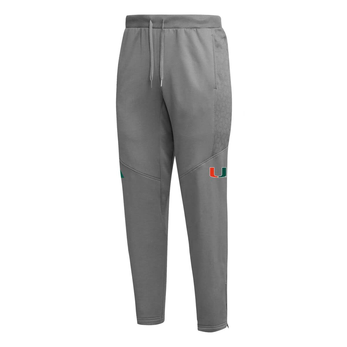 Miami (FL) Hurricanes NCAA Miami Hurricanes 2023 Travel AEROREADY Tapered Pants