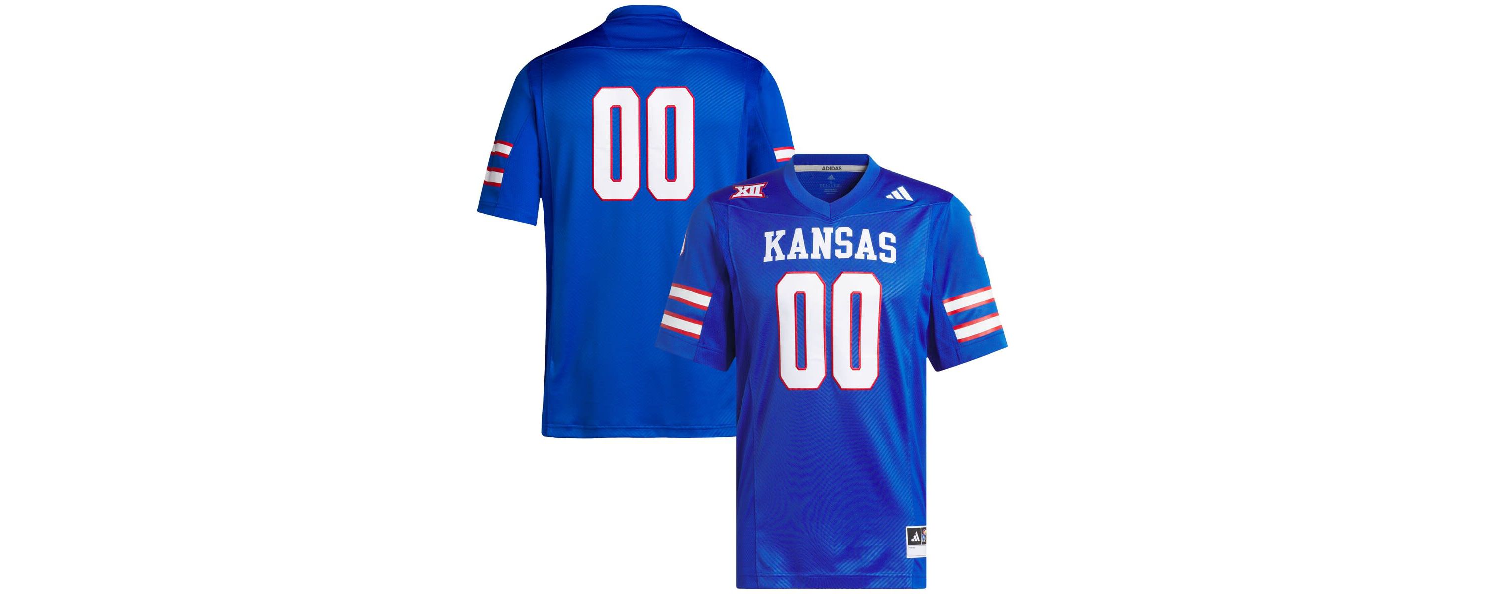 NCAA #00 Kansas Jayhawks Premier Football Jersey