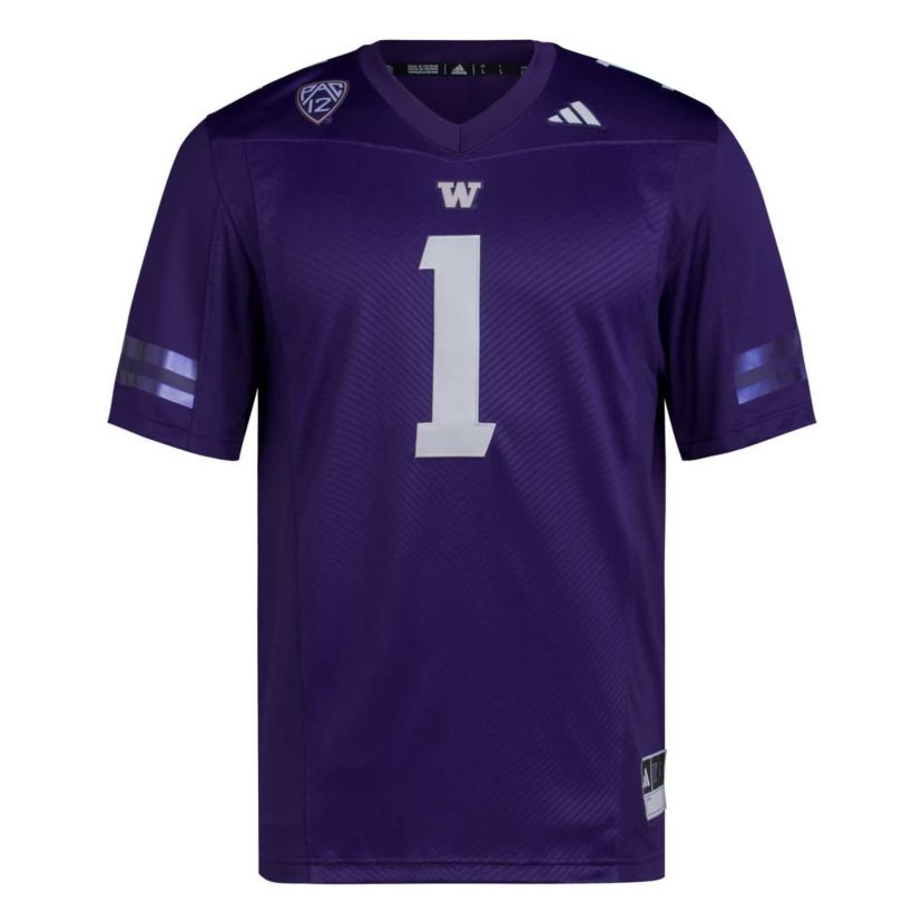 NCAA #1 Washington Huskies Premier Football Jersey
