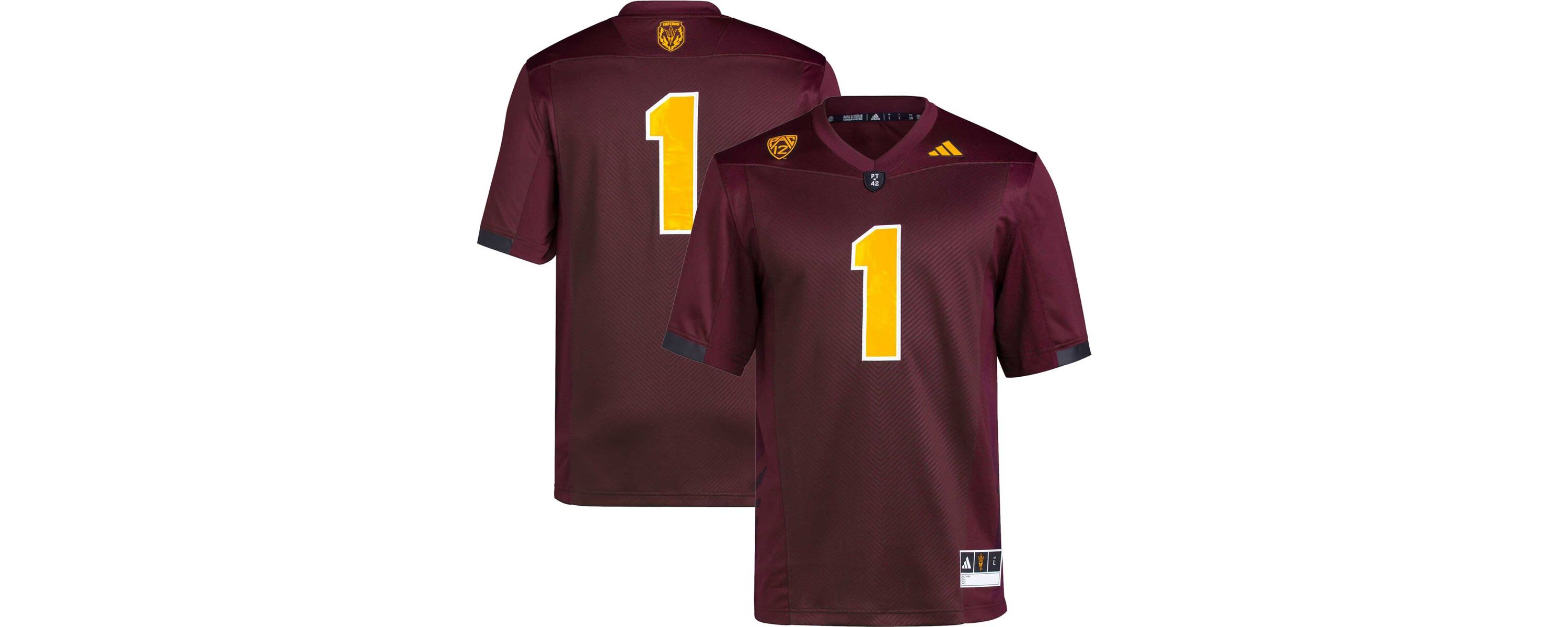 NCAA #1 Arizona State Sun Devils Premier Football Jersey