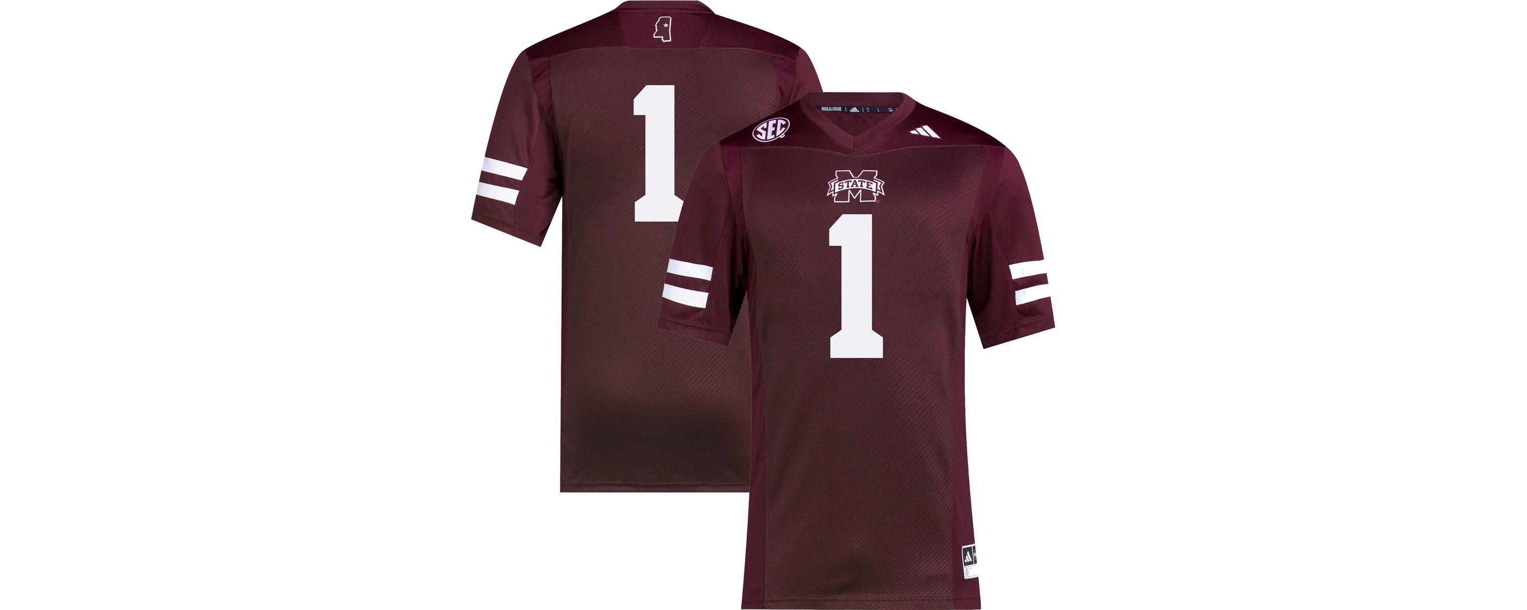 NCAA #1 Mississippi State Bulldogs Premier Football Jersey