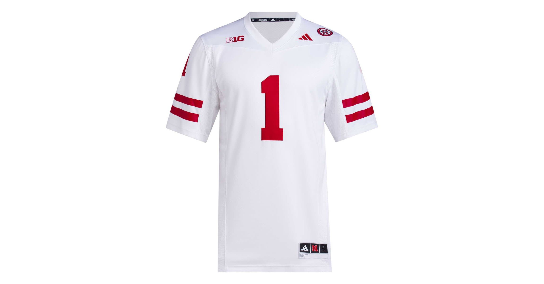 NCAA #1 Nebraska Huskers Premier Football Jersey