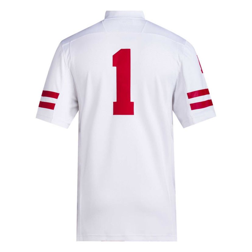 NCAA #1 Nebraska Huskers Premier Football Jersey