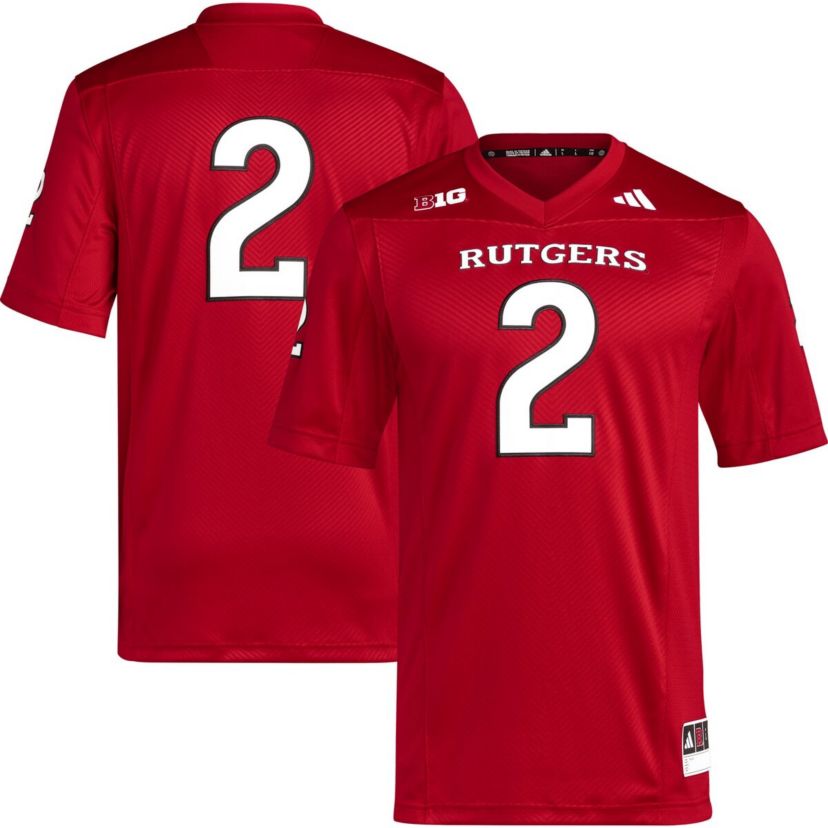 Rutgers Scarlet Knights NCAA #2 Rutgers Knights Premier Football Jersey