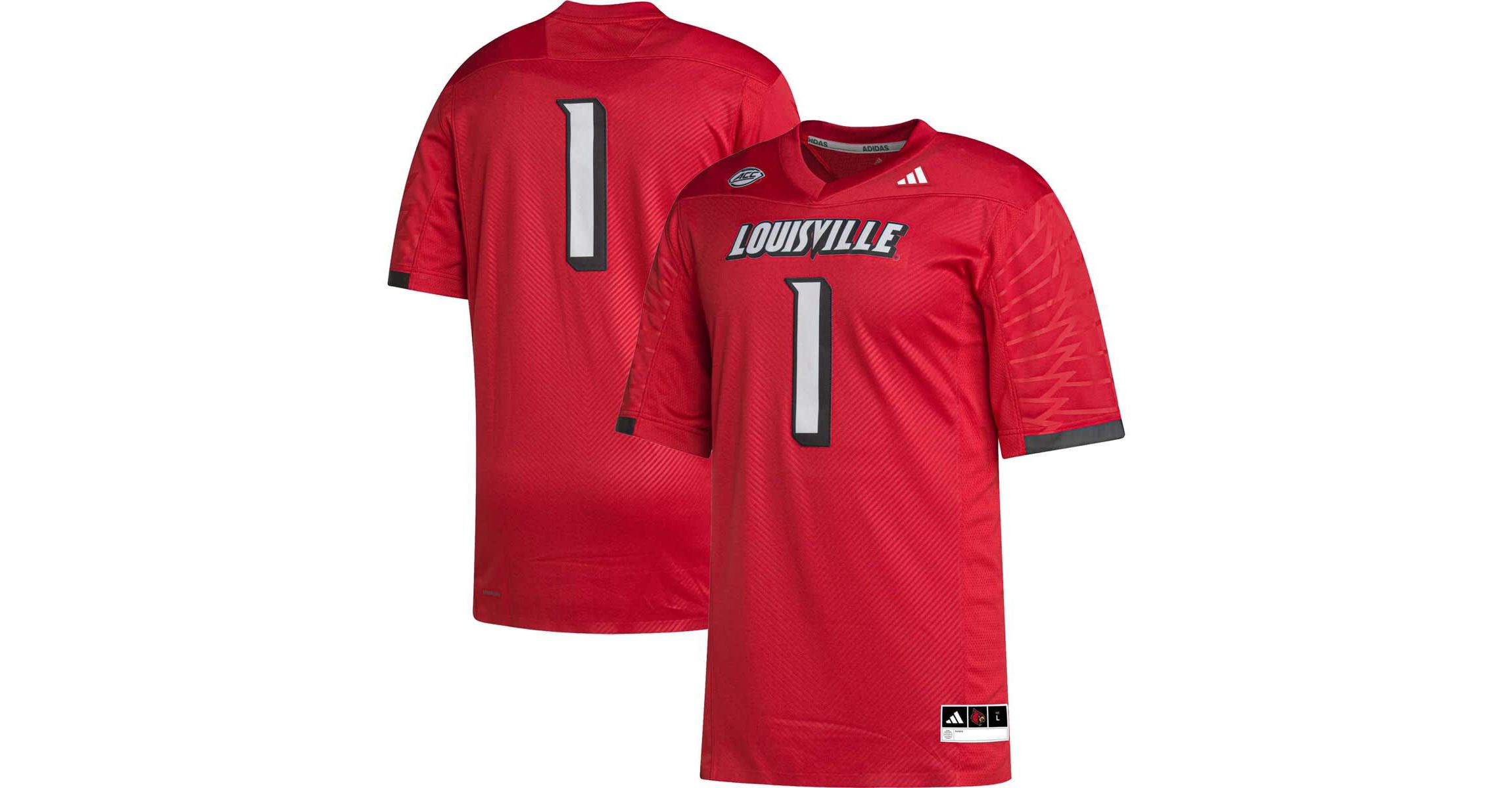 NCAA #1 Louisville Cardinals Premier Football Jersey