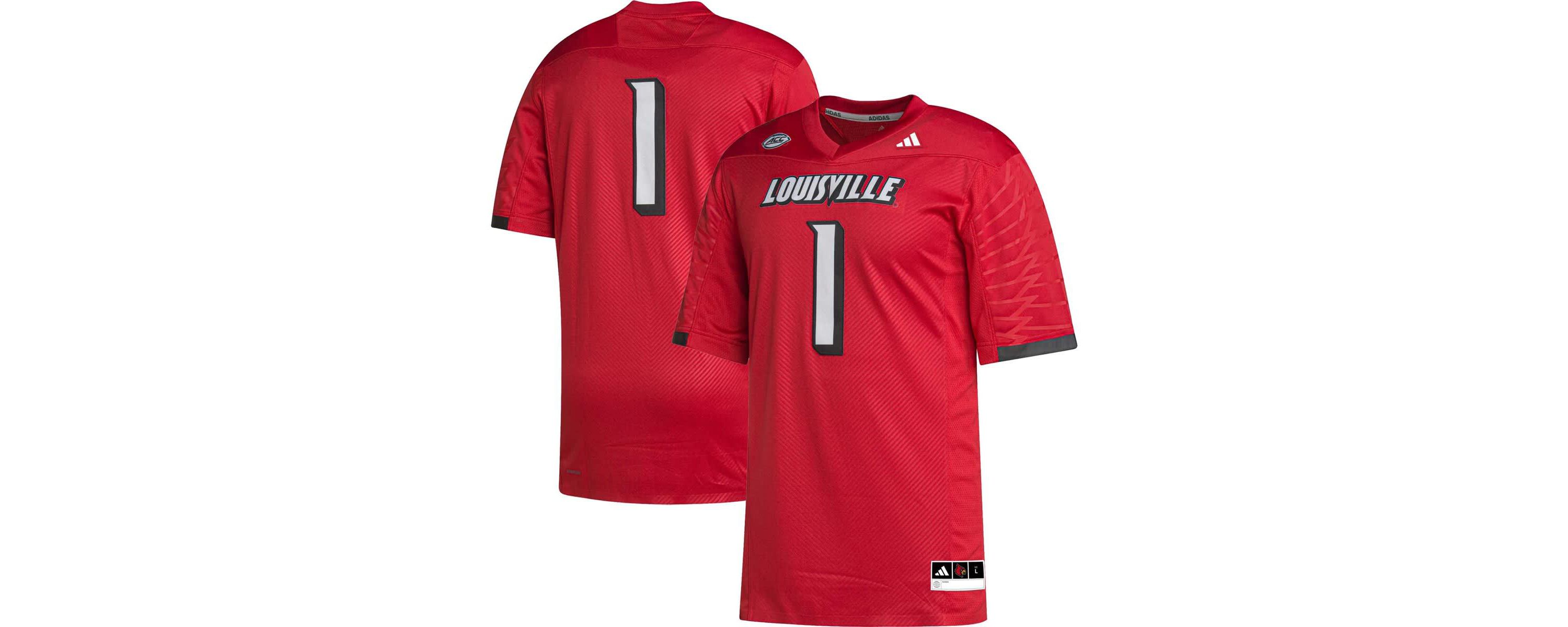 NCAA #1 Louisville Cardinals Premier Football Jersey
