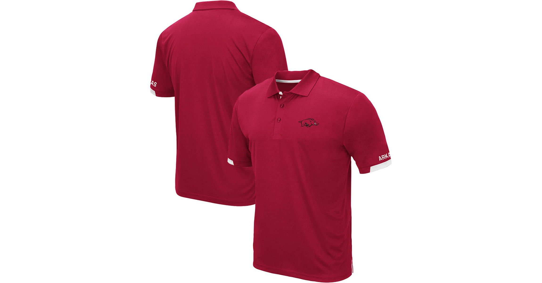 NCAA Arkansas Razorbacks Big & Tall Santry Polo