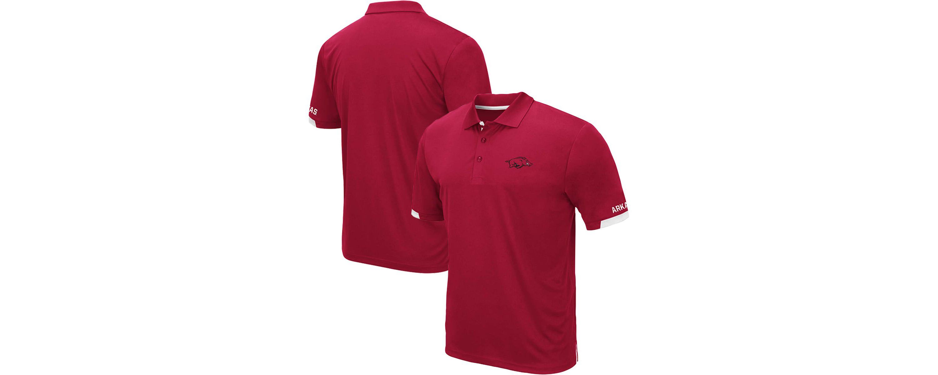 NCAA Arkansas Razorbacks Big & Tall Santry Polo