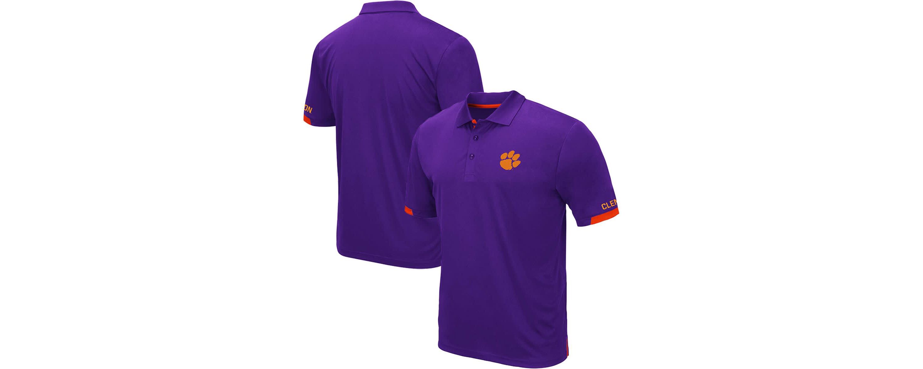 NCAA Clemson Tigers Big & Tall Santry Polo