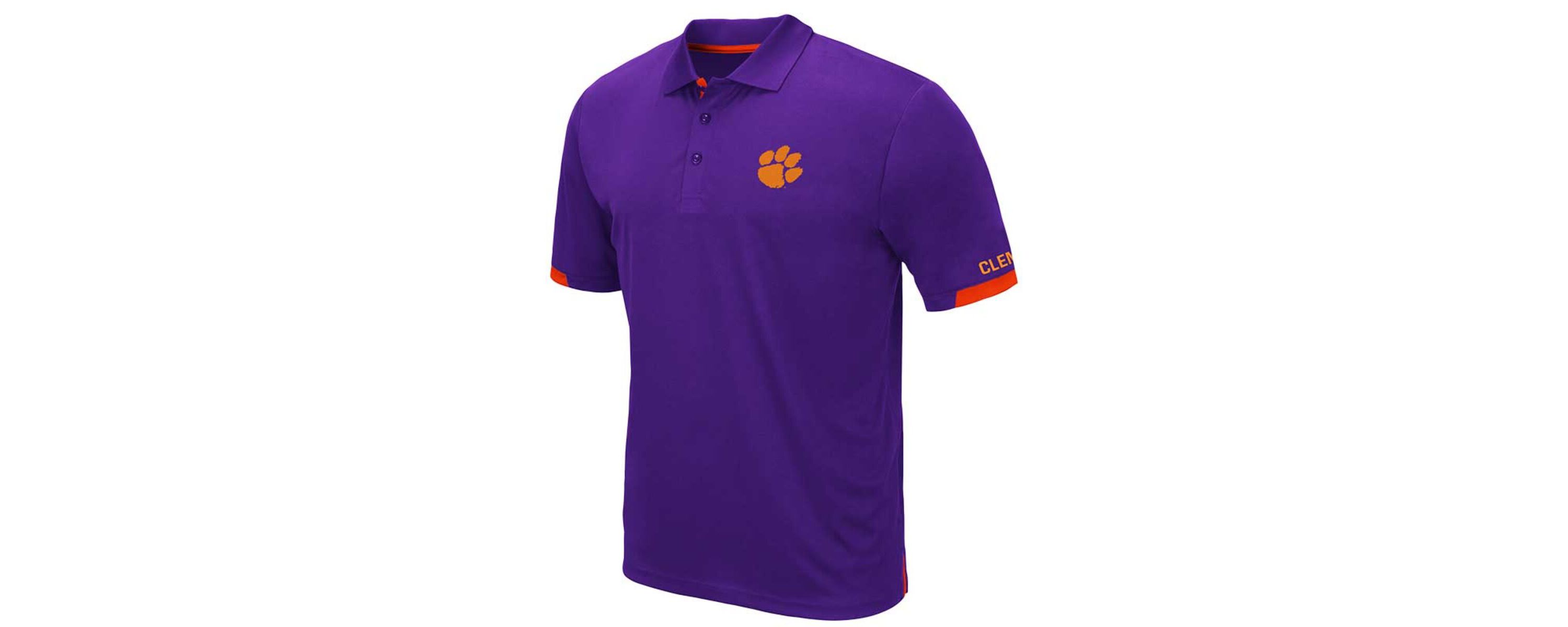 NCAA Clemson Tigers Big & Tall Santry Polo