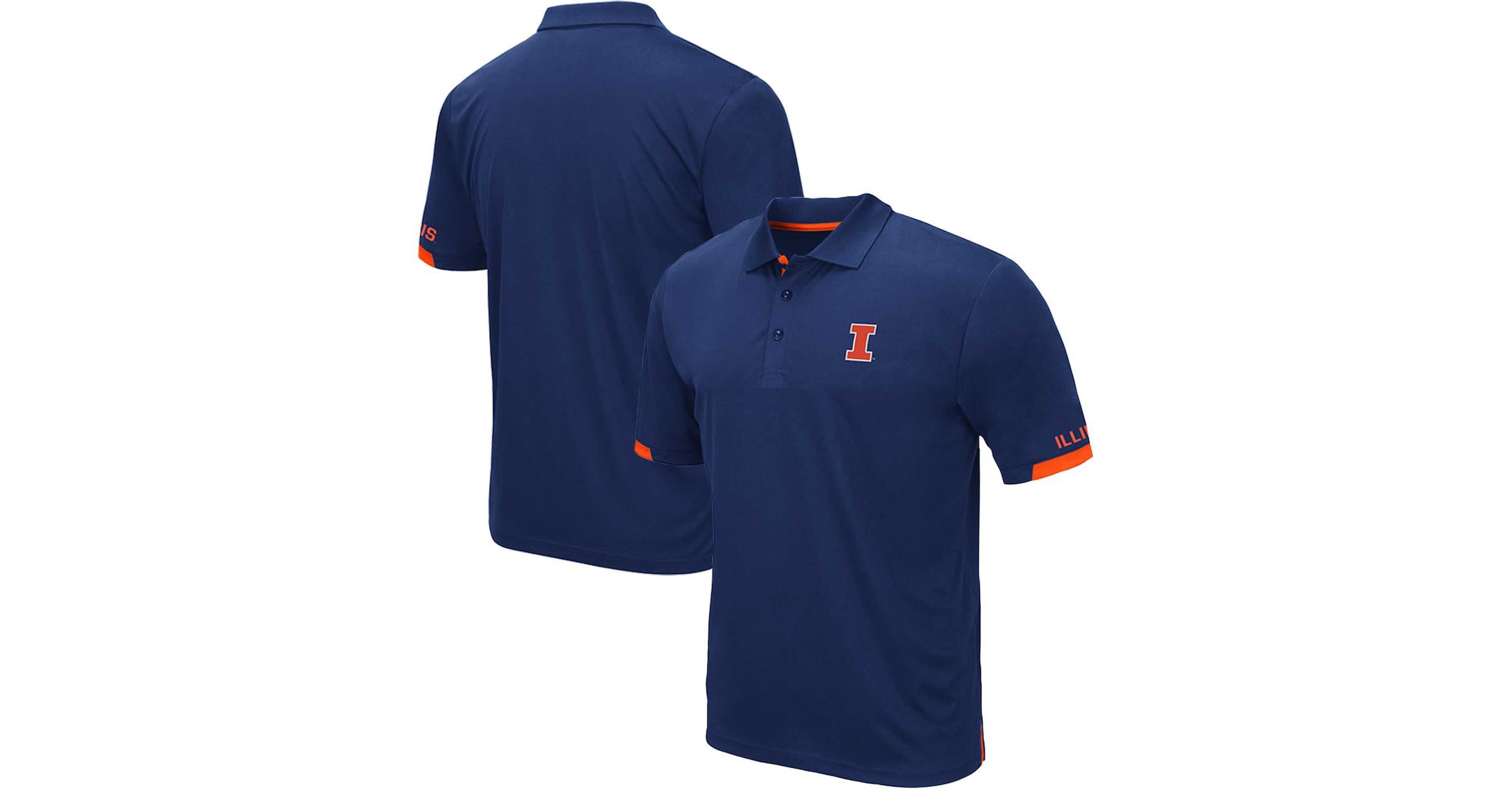 NCAA Illinois Fighting Illini Big & Tall Santry Polo