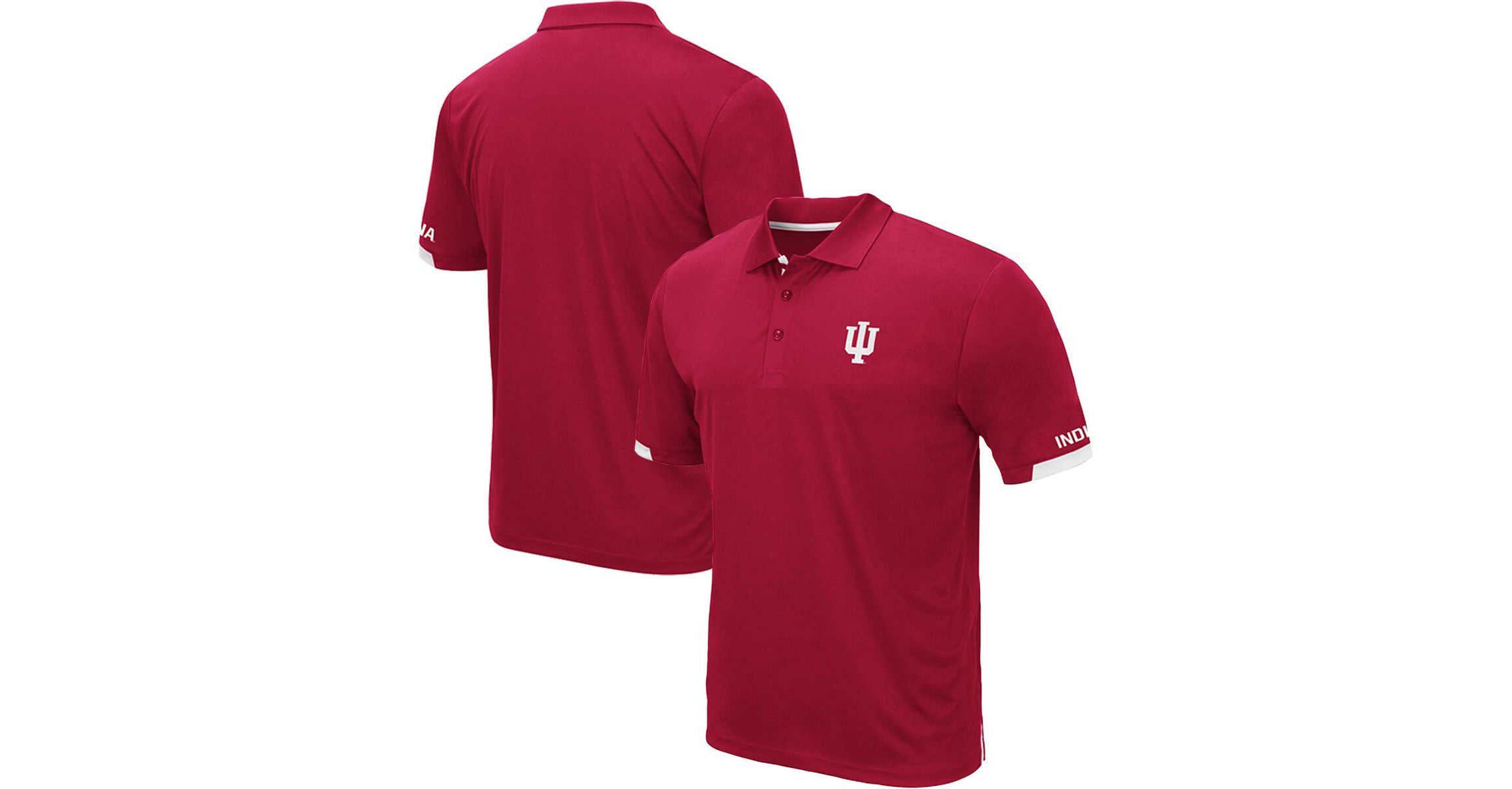 NCAA Indiana Hoosiers Big & Tall Santry Polo