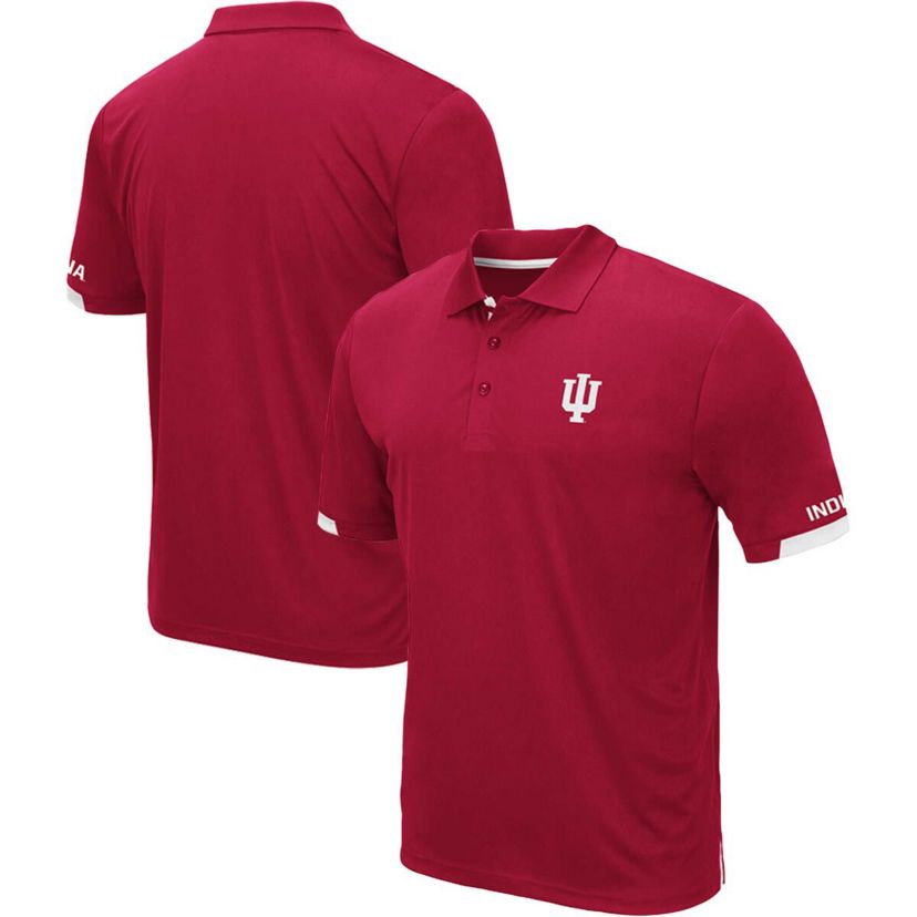 NCAA Indiana Hoosiers Big & Tall Santry Polo