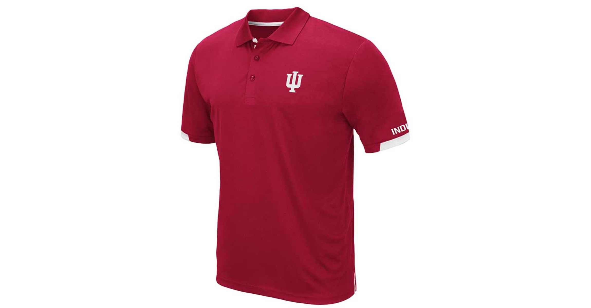 NCAA Indiana Hoosiers Big & Tall Santry Polo