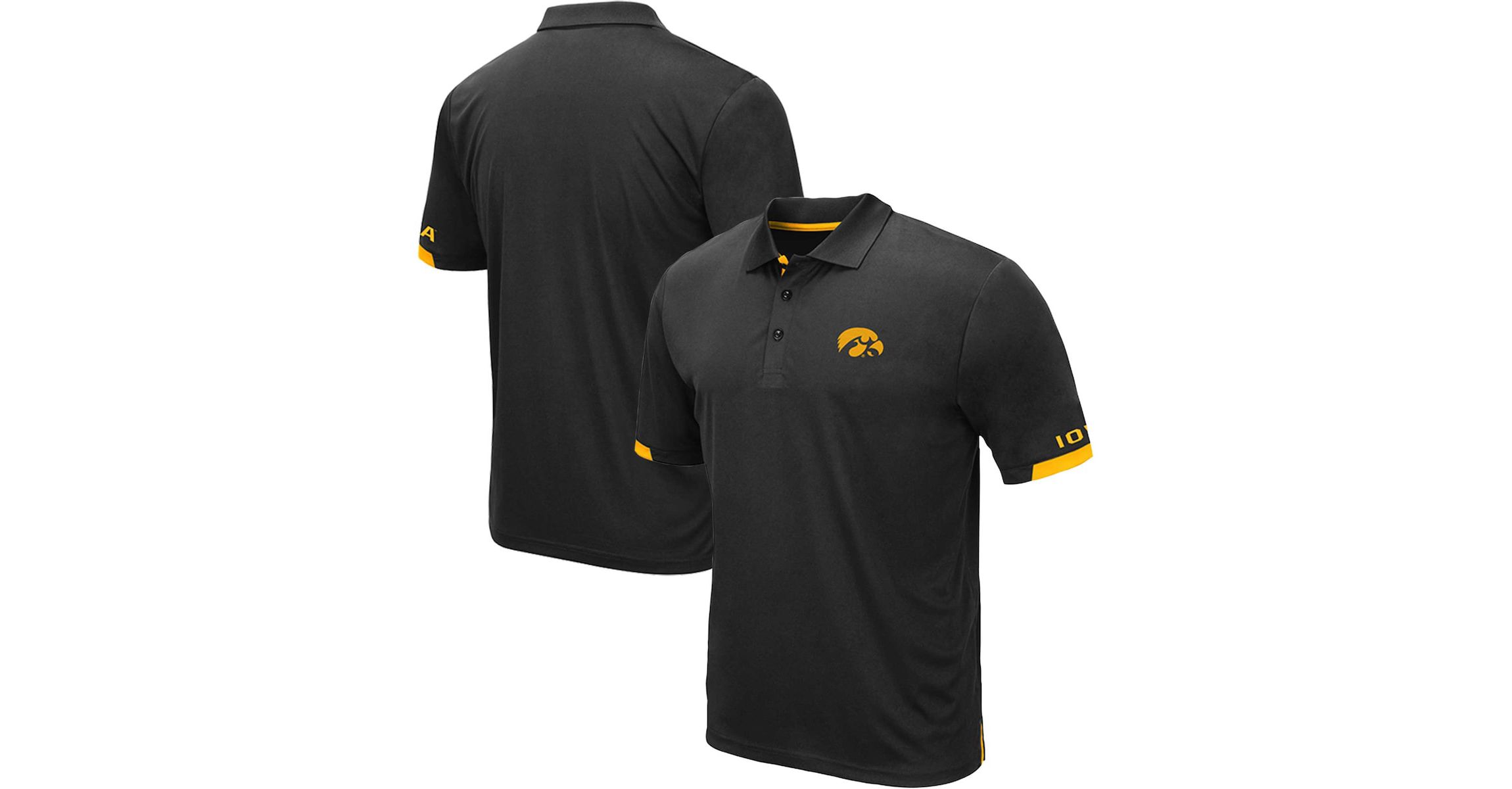 NCAA Iowa Hawkeyes Big & Tall Santry Polo