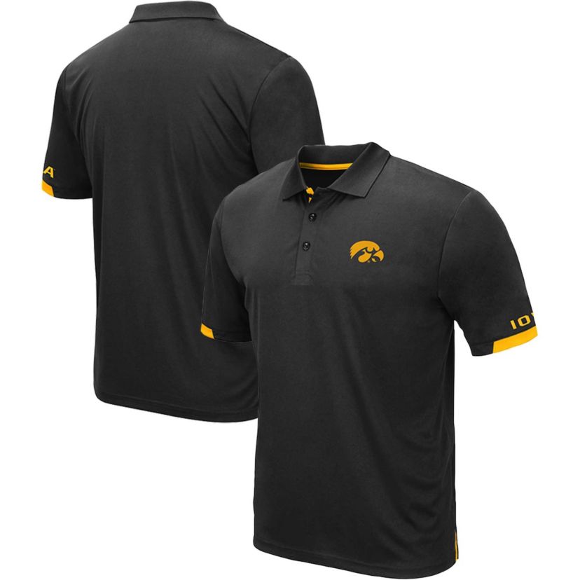 NCAA Iowa Hawkeyes Big & Tall Santry Polo