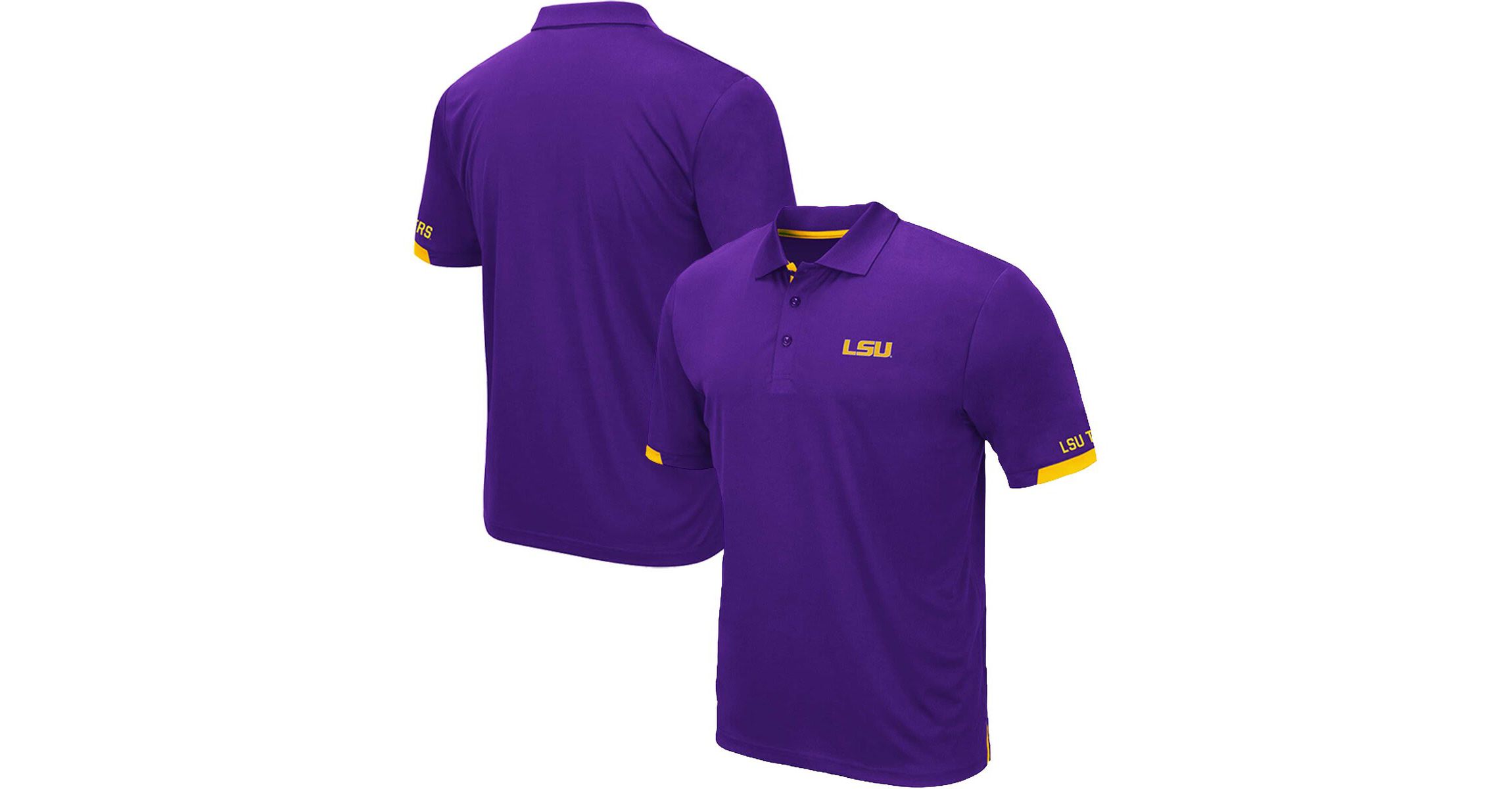 NCAA LSU Tigers Big & Tall Santry Polo