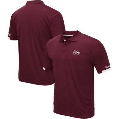 Colosseum Men's NCAA Mississippi State Bulldogs Big & Tall Santry Polo, XL Tall