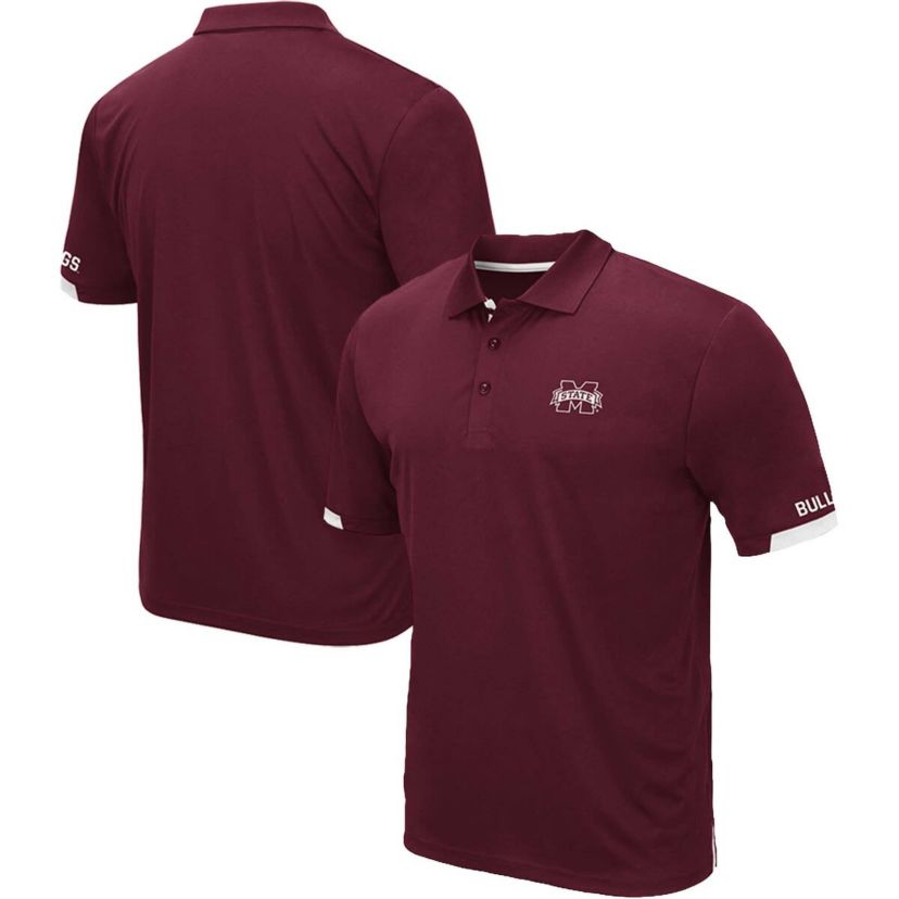 NCAA Mississippi State Bulldogs Big & Tall Santry Polo