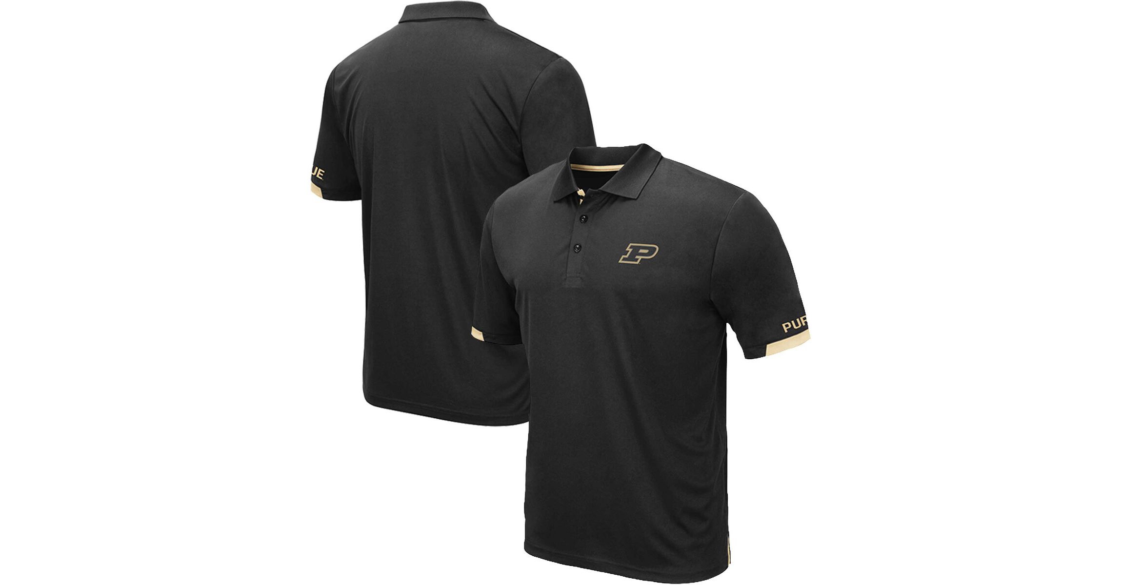 NCAA Purdue Boilermakers Big & Tall Santry Polo