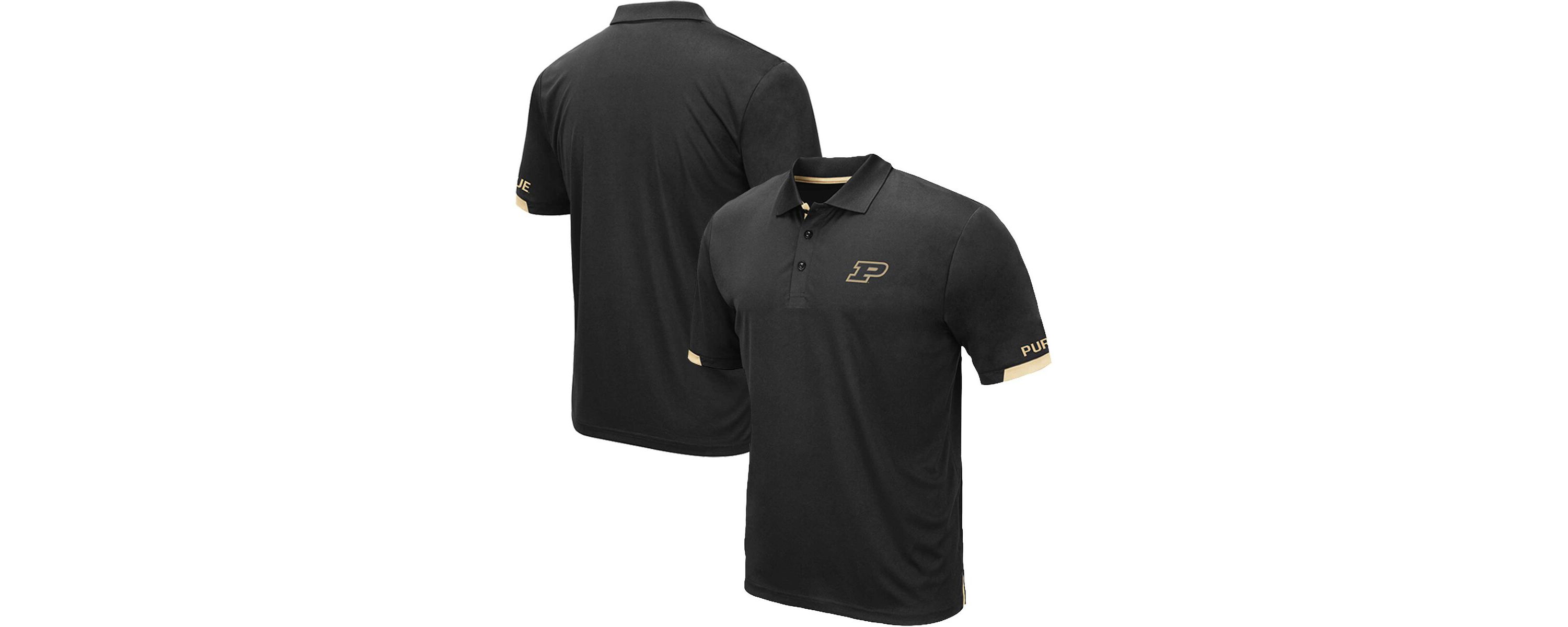 NCAA Purdue Boilermakers Big & Tall Santry Polo