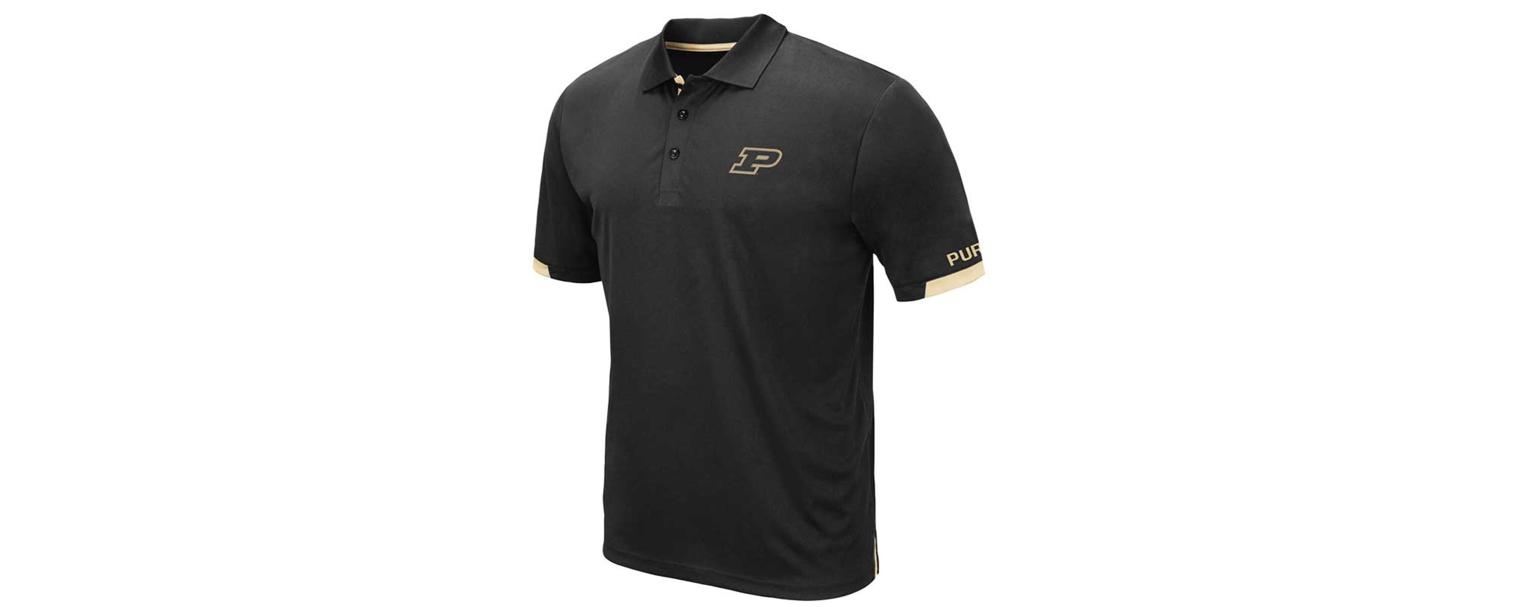 NCAA Purdue Boilermakers Big & Tall Santry Polo