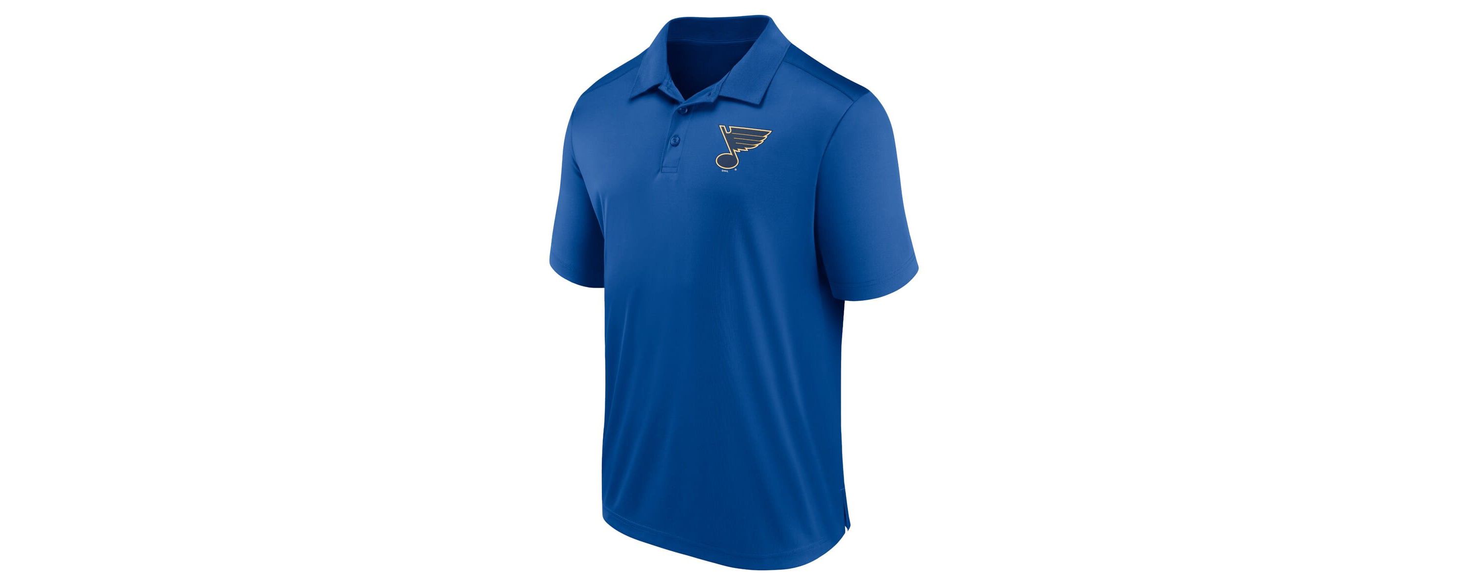 NHL Fanatics St. Louis Blues Left Side Block Polo