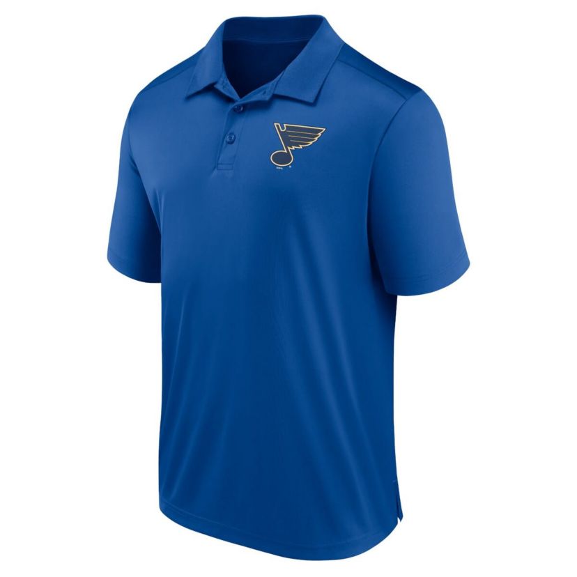 NHL Fanatics St. Louis Blues Left Side Block Polo