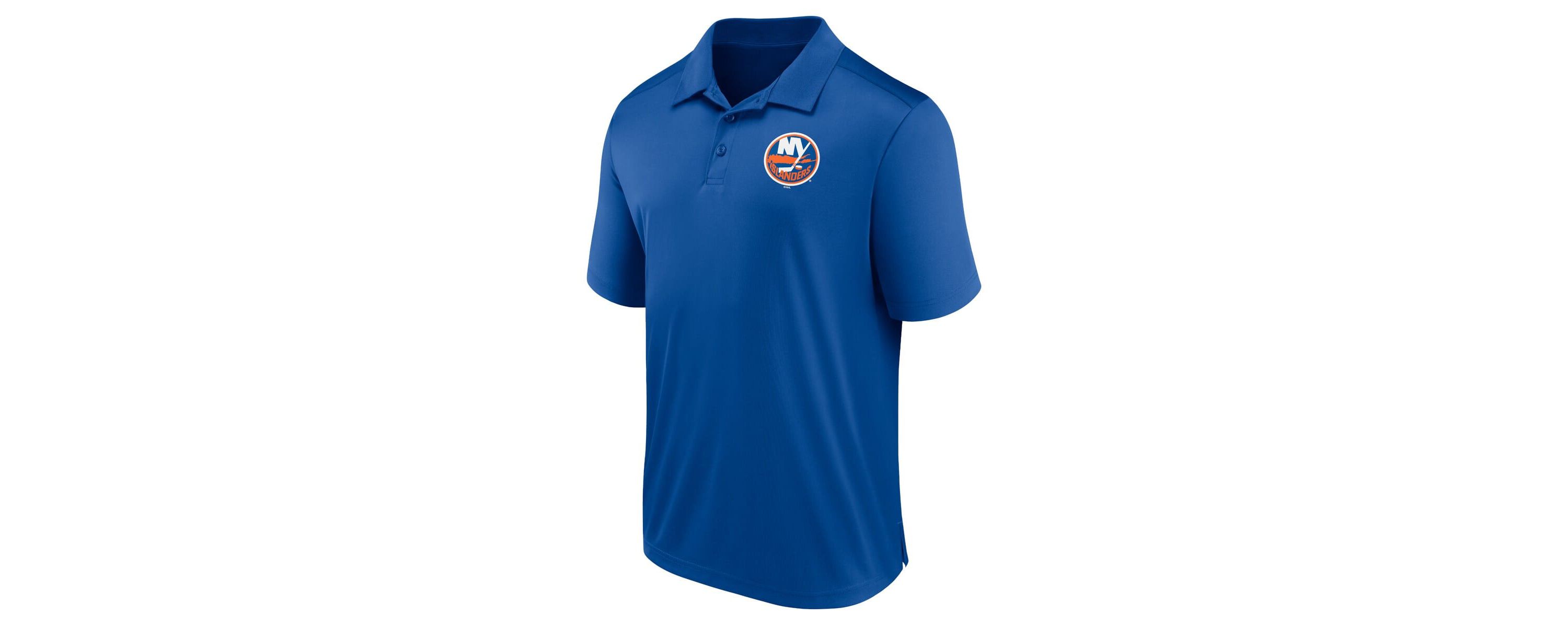 NHL Fanatics New York Islanders Left Side Block Polo