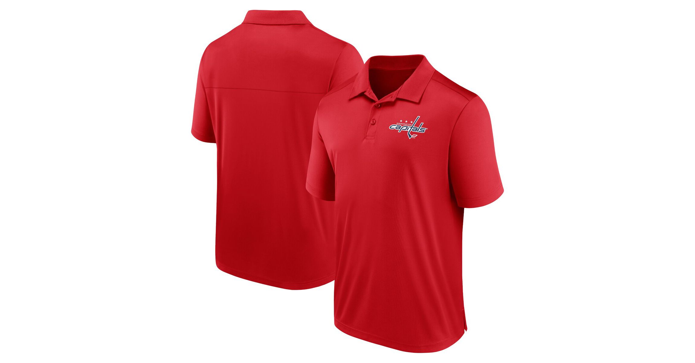 NHL Fanatics Washington Capitals Left Side Block Polo