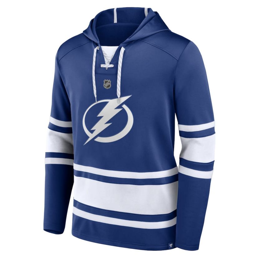 NHL Fanatics Nikita Kucherov Tampa Bay Lightning Name & Number Lace-Up Pullover Hoodie