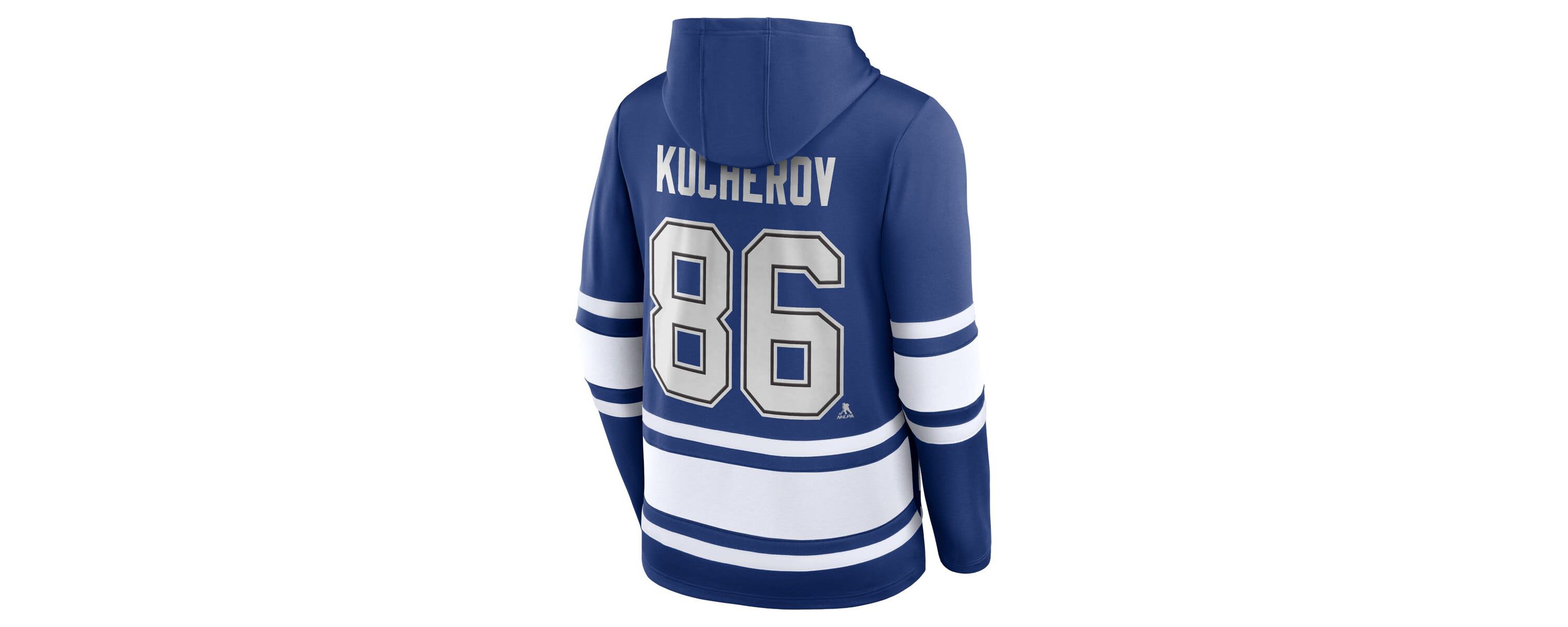 NHL Fanatics Nikita Kucherov Tampa Bay Lightning Name & Number Lace-Up Pullover Hoodie