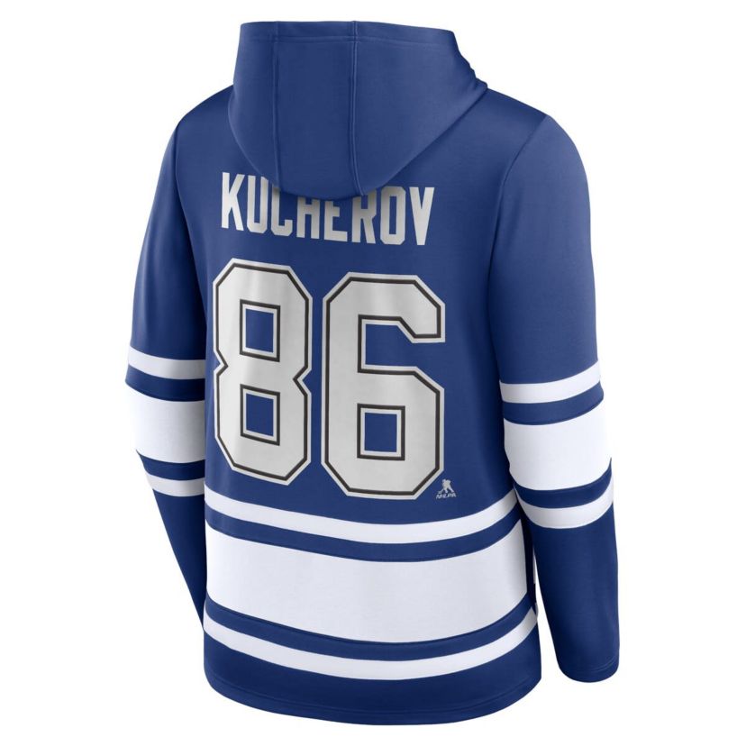 NHL Fanatics Nikita Kucherov Tampa Bay Lightning Name & Number Lace-Up Pullover Hoodie