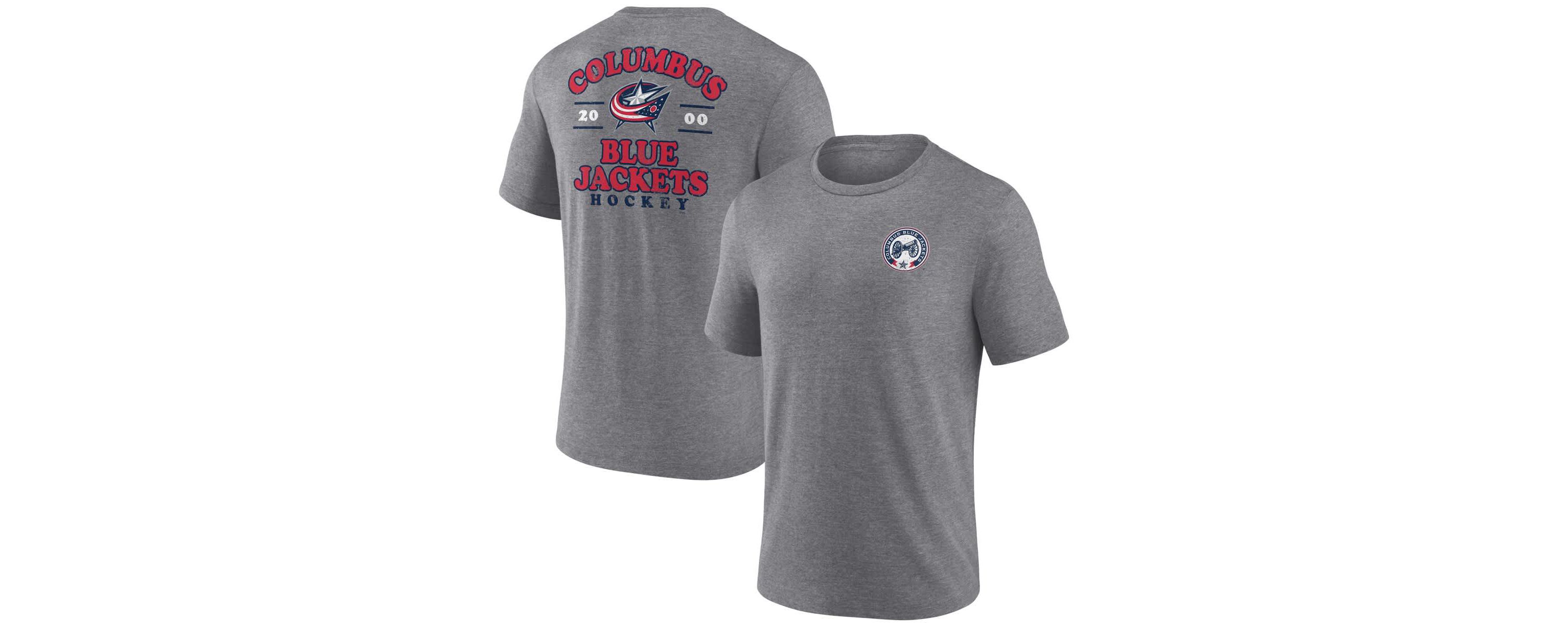NHL Fanatics Columbus Jackets Winger Tri-Blend T-Shirt