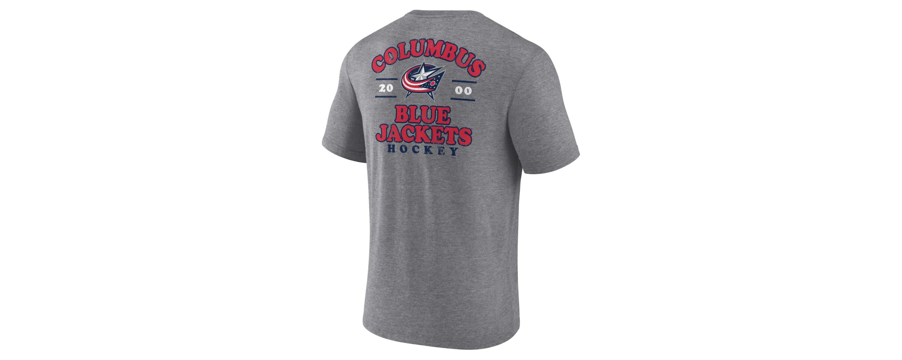 NHL Fanatics Columbus Jackets Winger Tri-Blend T-Shirt