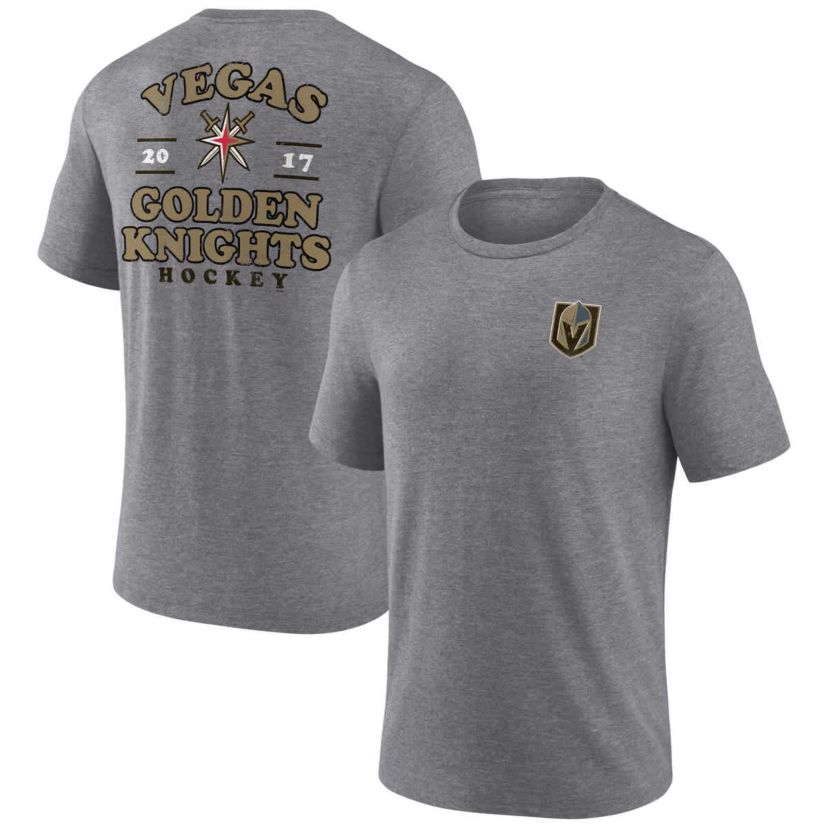 NHL Fanatics Vegas Golden Knights Winger Tri-Blend T-Shirt