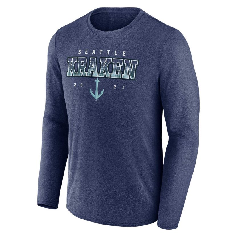 NHL Fanatics Deep Sea Seattle Kraken Long Sleeve T-Shirt