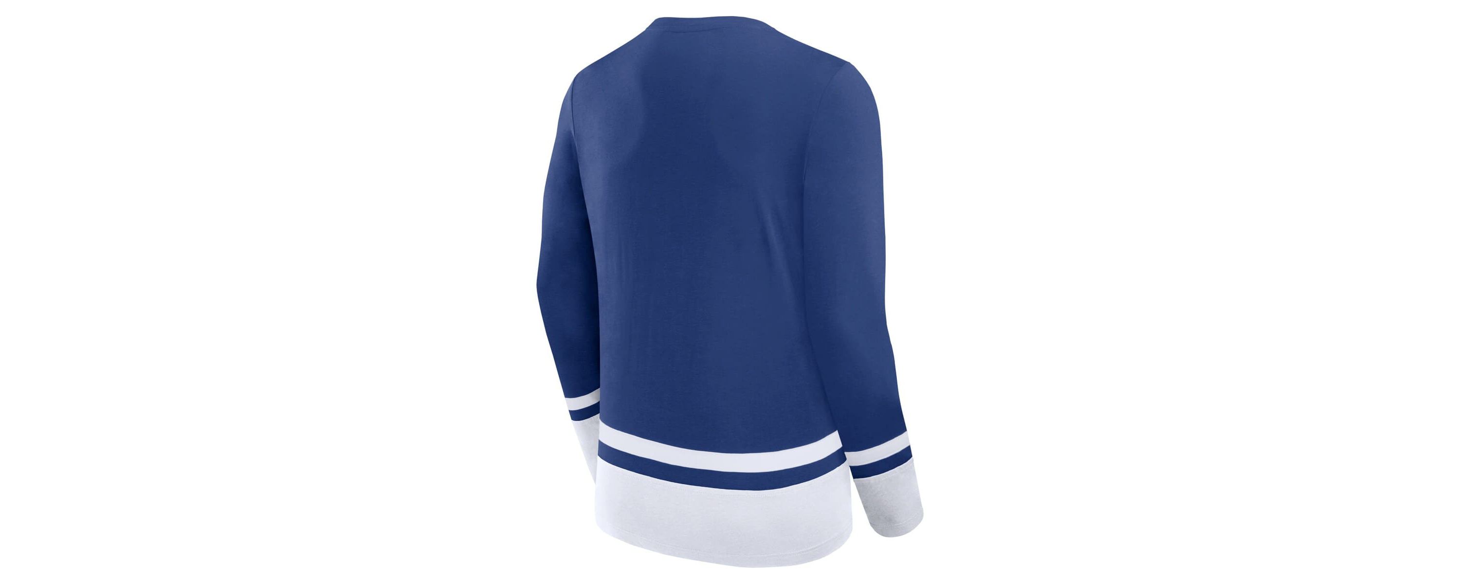 NHL Fanatics Tampa Bay Lightning Back Pass Lace-Up Long Sleeve T-Shirt