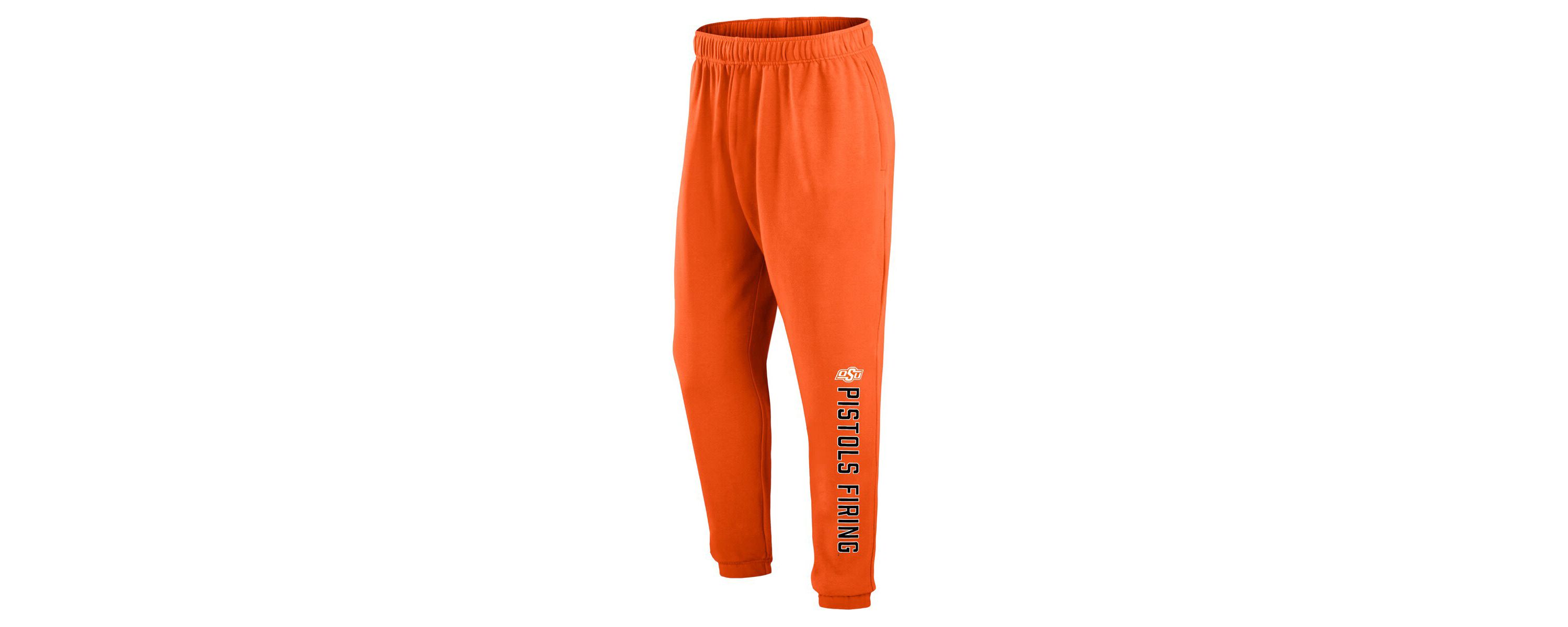 NCAA Fanatics Oklahoma State Cowboys Chop Block Fleece Sweatpants