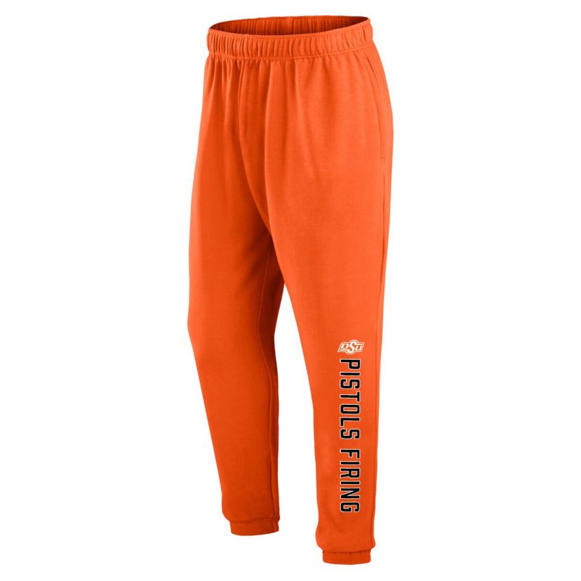 NCAA Fanatics Oklahoma State Cowboys Chop Block Fleece Sweatpants