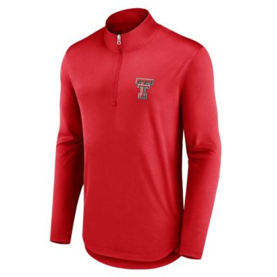 Texas Tech Red Raiders NCAA Fanatics Quarterback Mock Neck Quarter-Zip Top