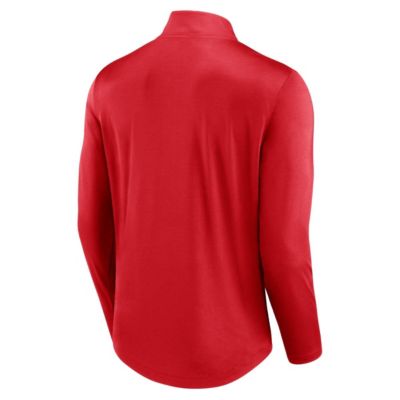 Texas Tech Red Raiders NCAA Fanatics Quarterback Mock Neck Quarter-Zip Top