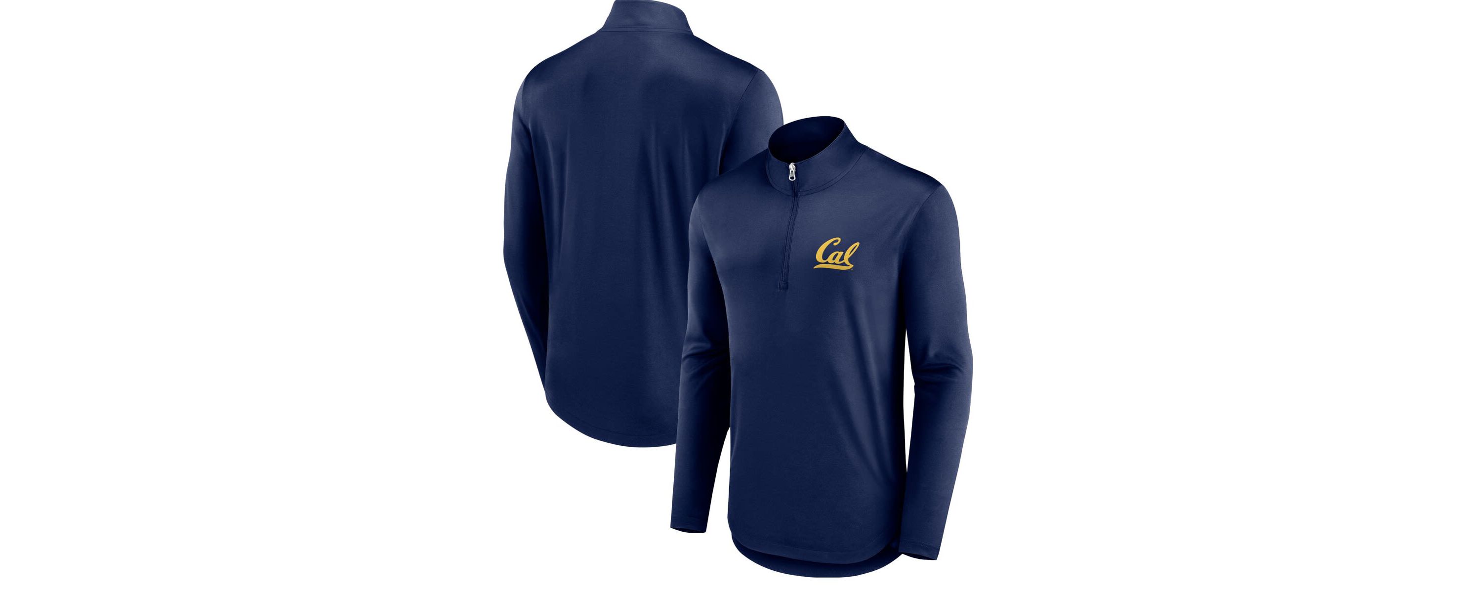 California Golden Bears NCAA Fanatics Cal Bears Quarterback Mock Neck Quarter-Zip Top