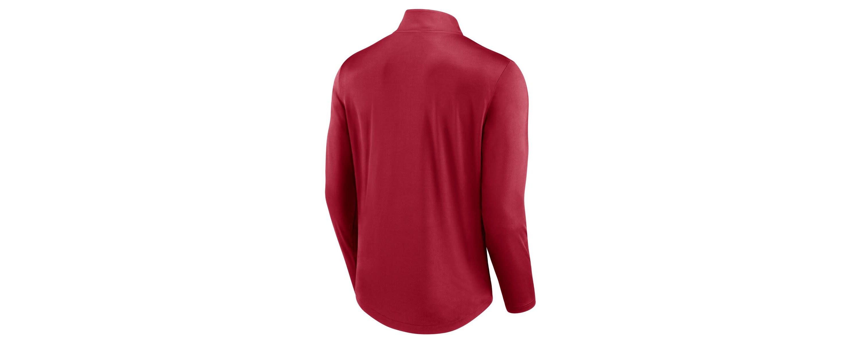NCAA Fanatics Oklahoma Sooners Quarterback Mock Neck Quarter-Zip Top