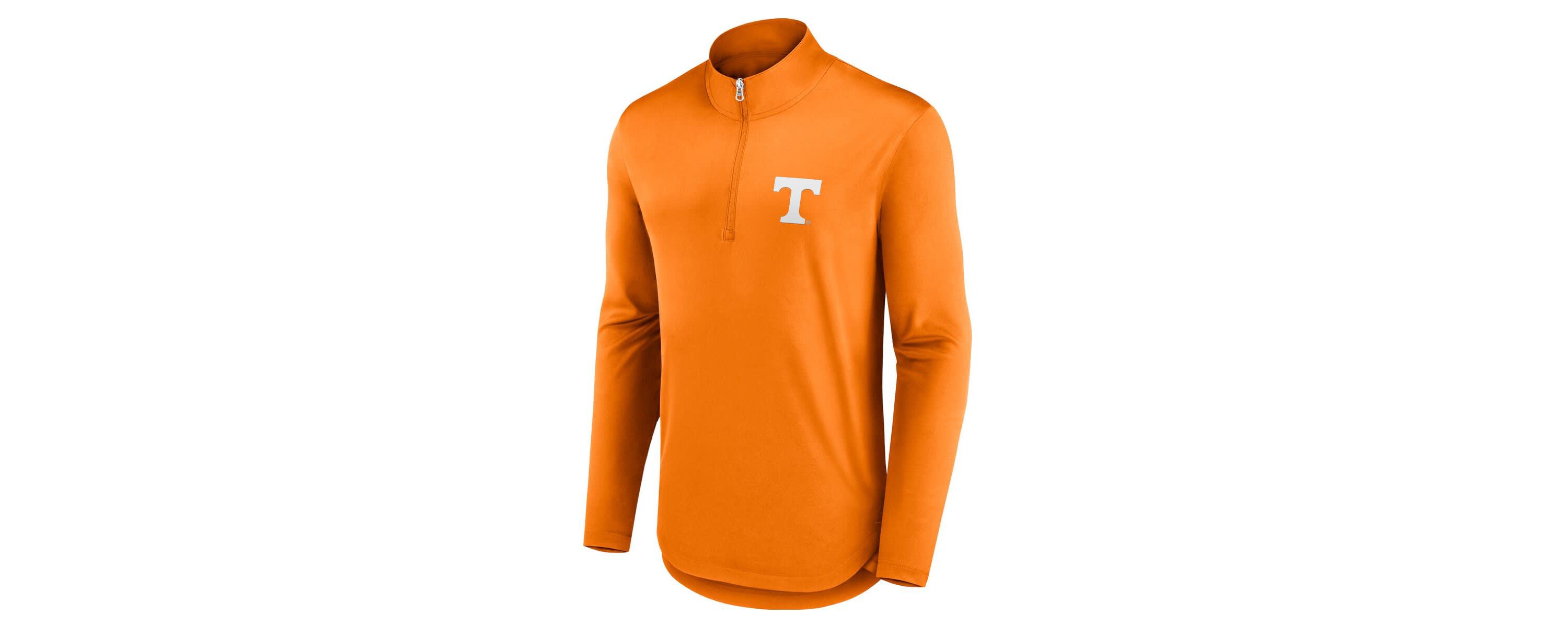 NCAA Fanatics Tennessee Tennessee Volunteers Quarterback Mock Neck Quarter-Zip Top