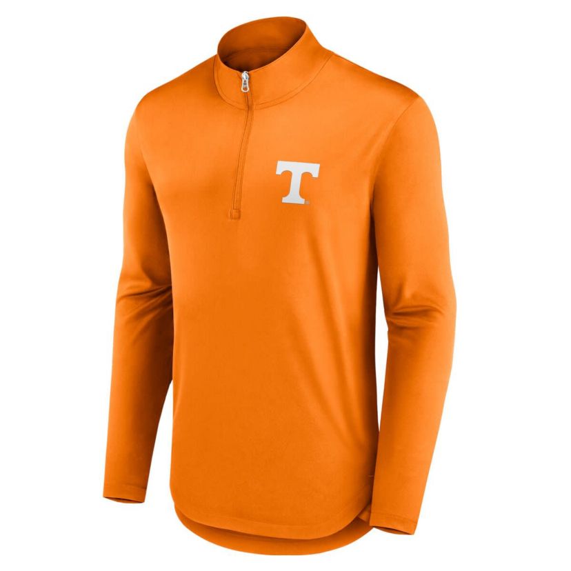 NCAA Fanatics Tennessee Tennessee Volunteers Quarterback Mock Neck Quarter-Zip Top